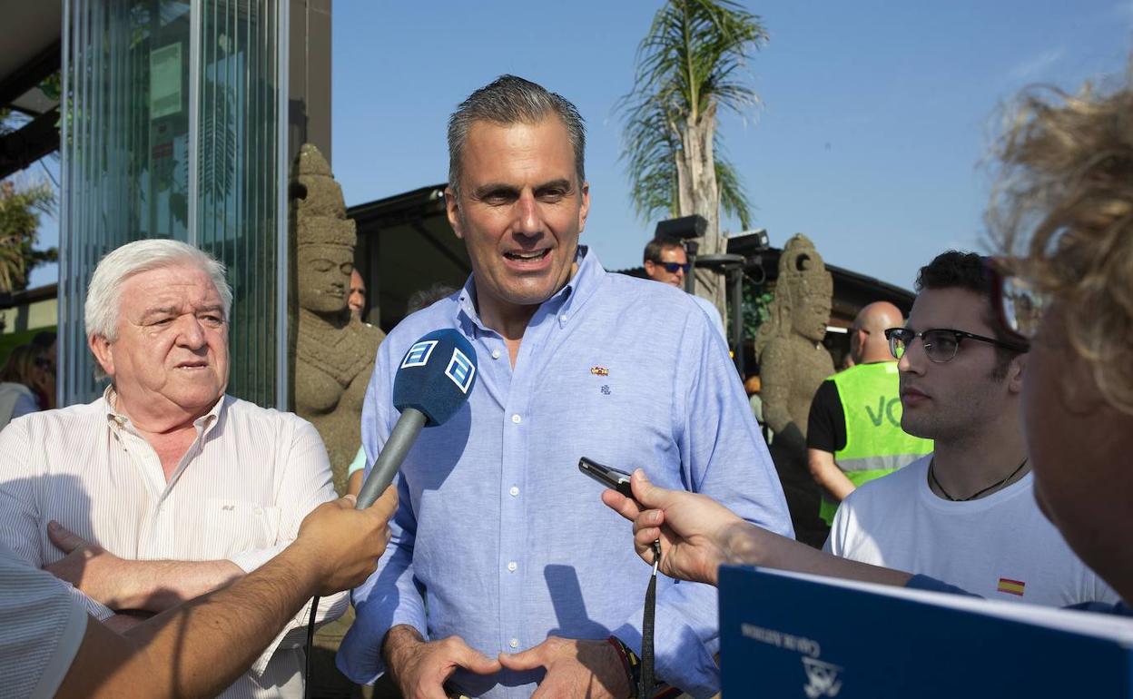 Ortega Smith, el sábado, en Gijón.