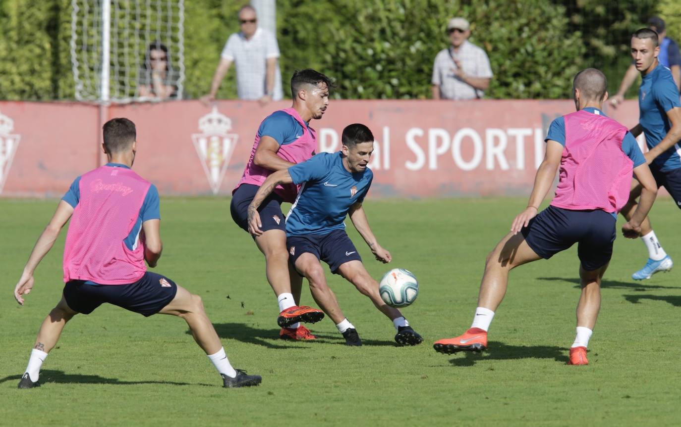 Fotos: Entrenamiento del Sporting (13/08/19)