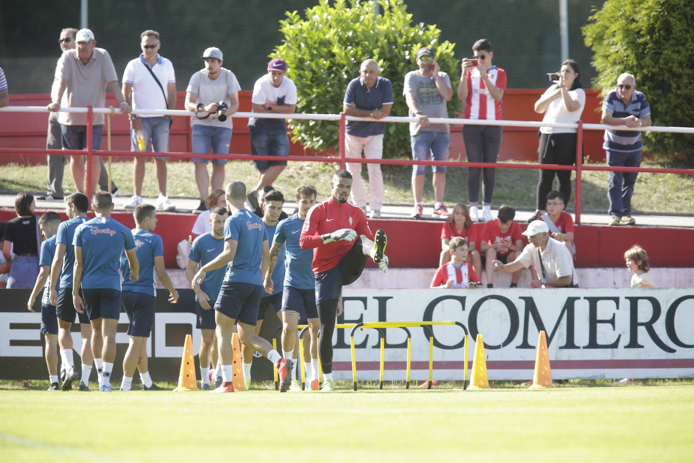 Fotos: Entrenamiento del Sporting (13/08/19)