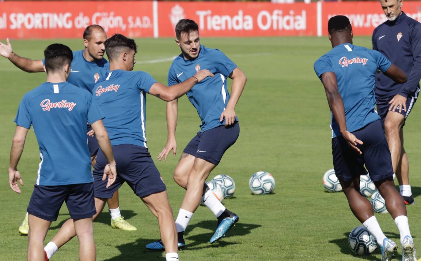 Fotos: Entrenamiento del Sporting (13/08/19)