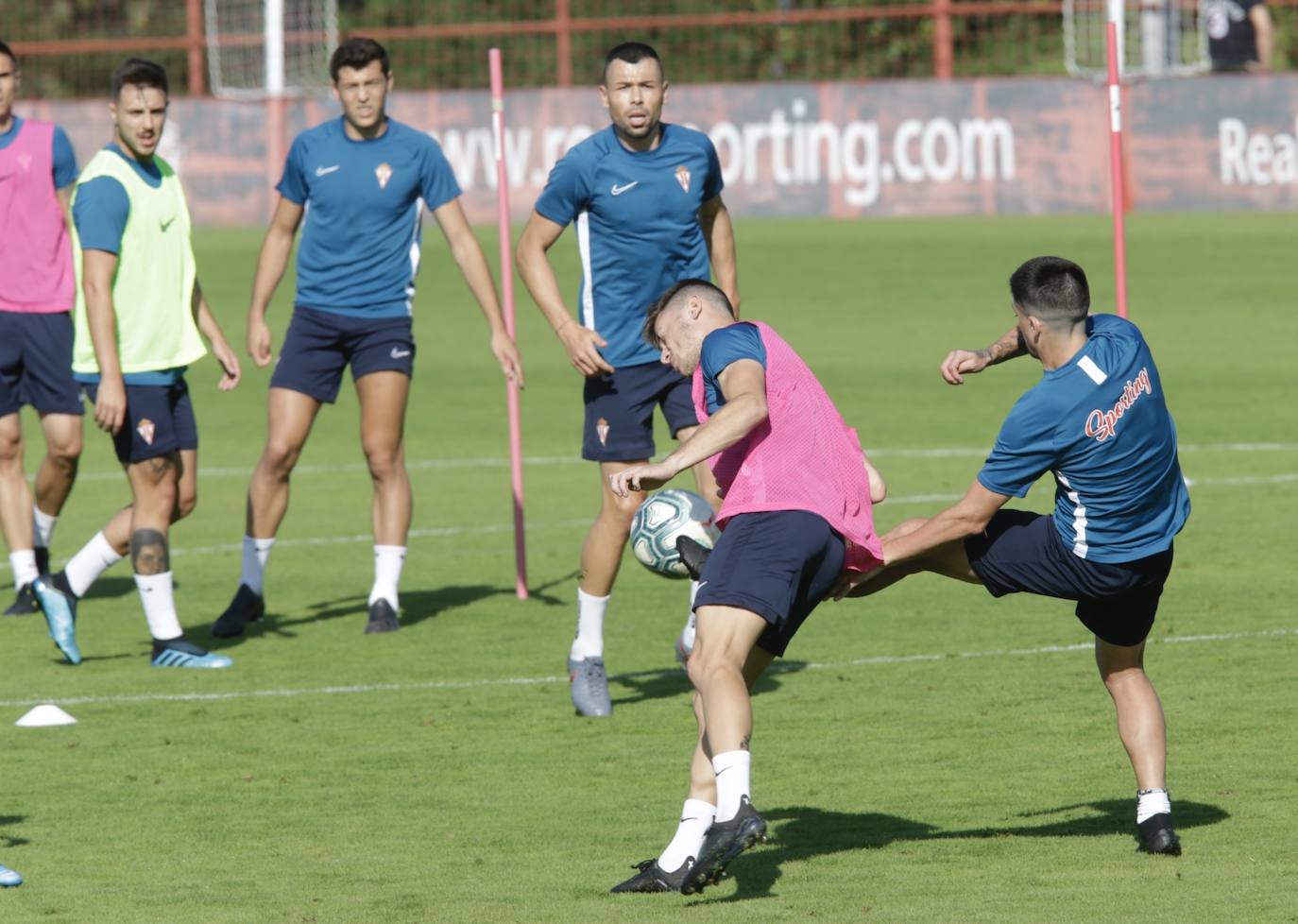 Fotos: Entrenamiento del Sporting (13/08/19)