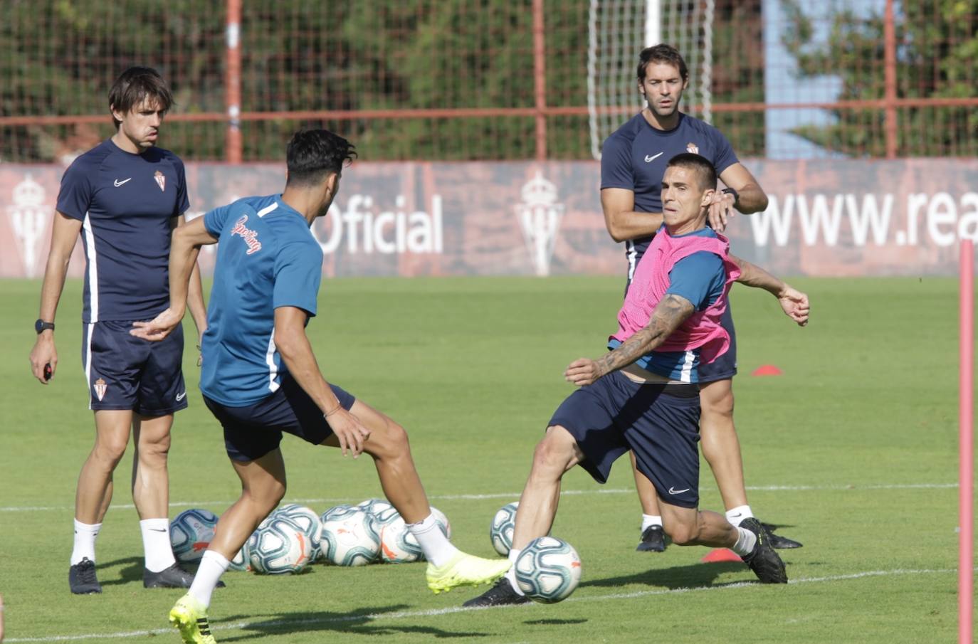 Fotos: Entrenamiento del Sporting (13/08/19)