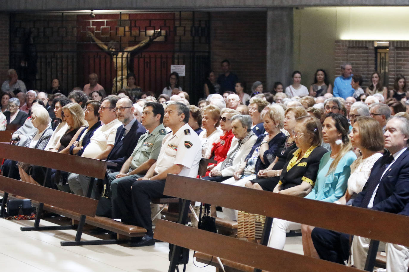 La ciudad cierra su semana grande con el tradicional acto religioso. 