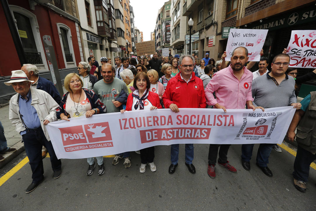 Las calles de la ciudad se llenaron de pancartas para protestar por los festejos taurinos que consideran una «tortura a los animales»