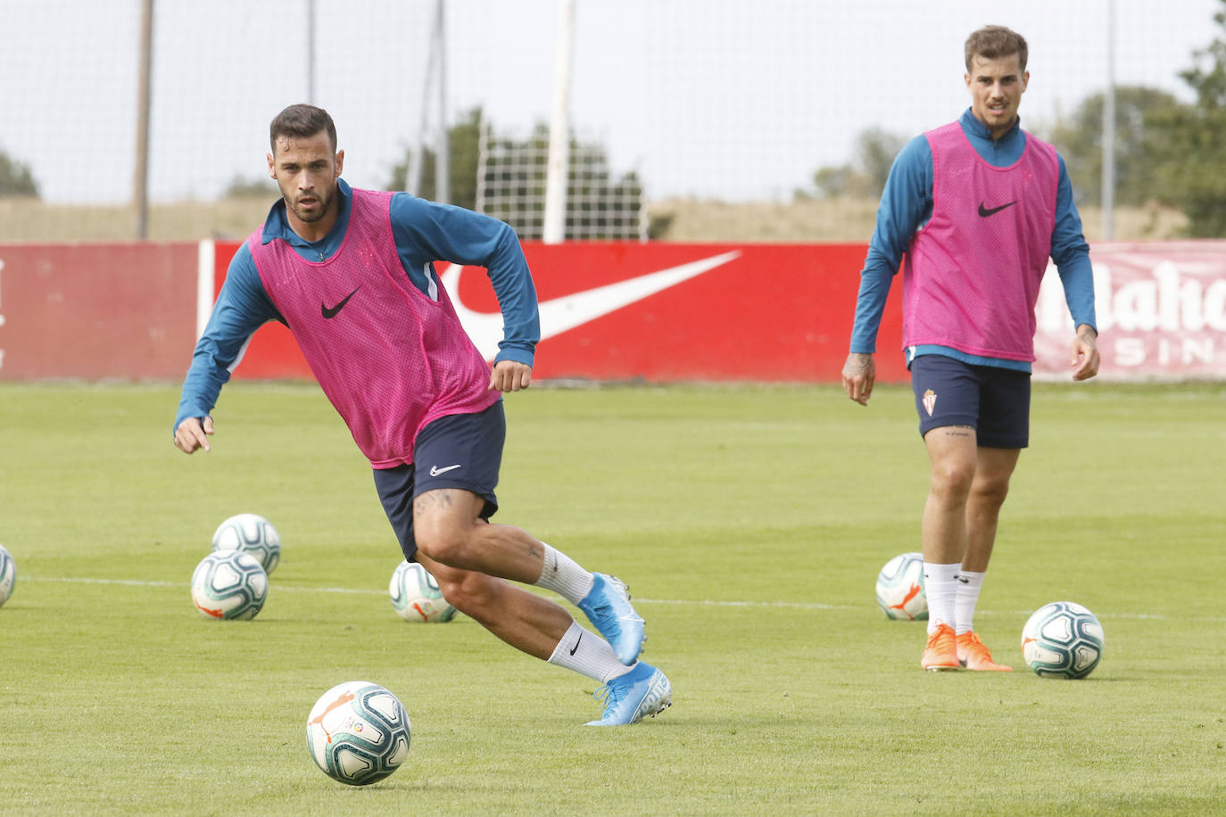 Fotos: Entrenamiento del Sporting (19/08/2019)
