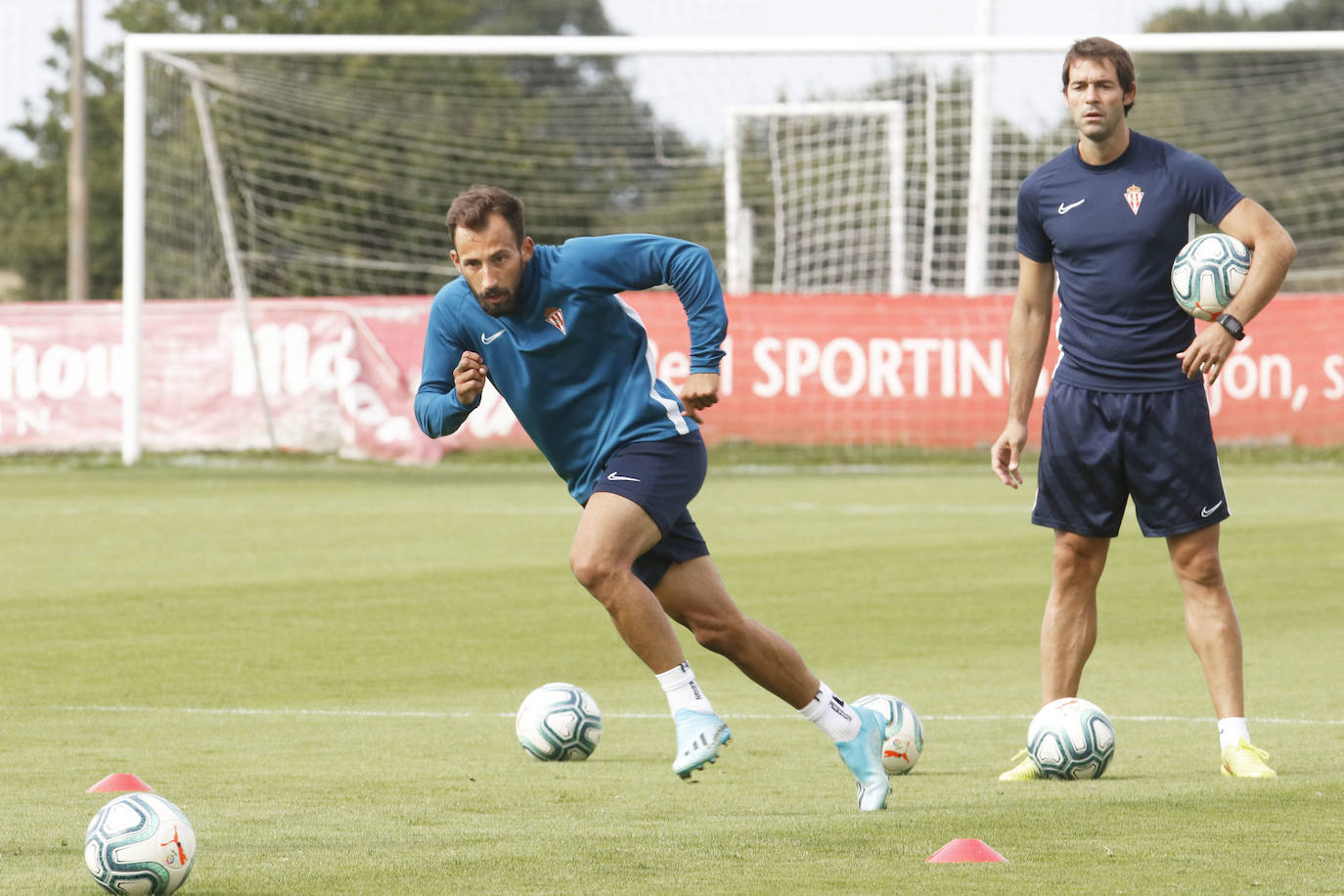 Fotos: Entrenamiento del Sporting (19/08/2019)