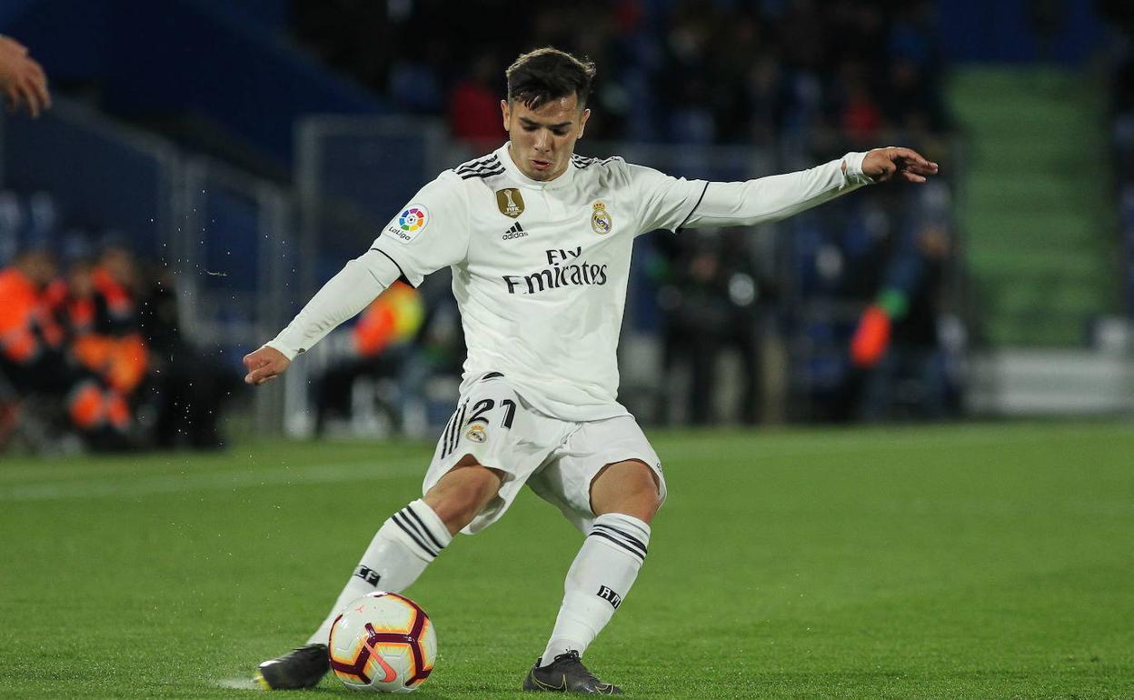 Brahim, en un partido de la pasada temporada. 