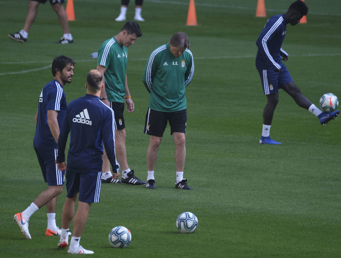 Fotos: Entrenamiento del Real Oviedo (22/08/19)