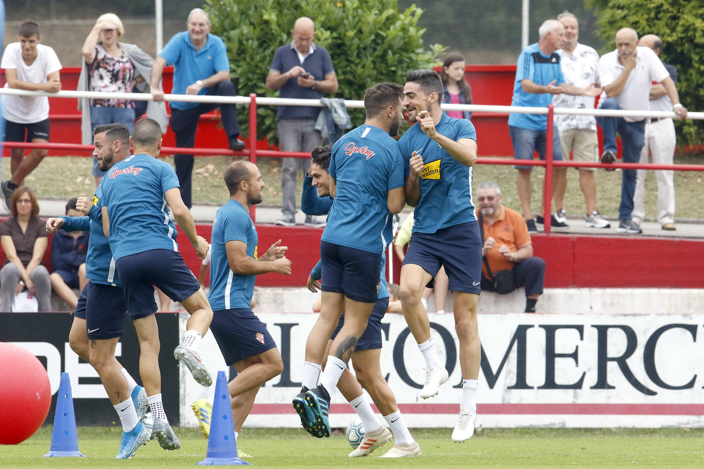 Fotos: Entrenamiento del Sporting (28/08/2019)