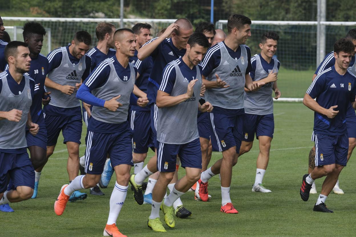 Jimmy, en el entrenamiento.