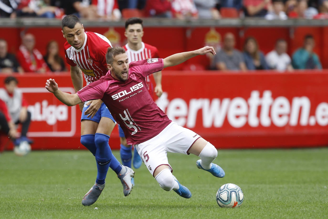 Fotos: Las mejores imágenes del partido entre el Sporting - Albacete