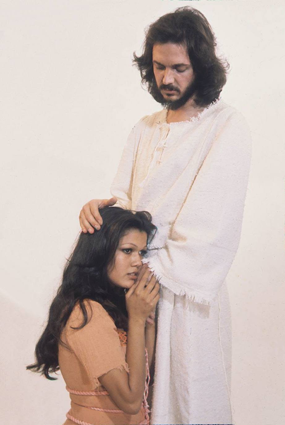 Camilo Sesto con Ángela Carrasco en Jesucristo Superstar, en 1975.