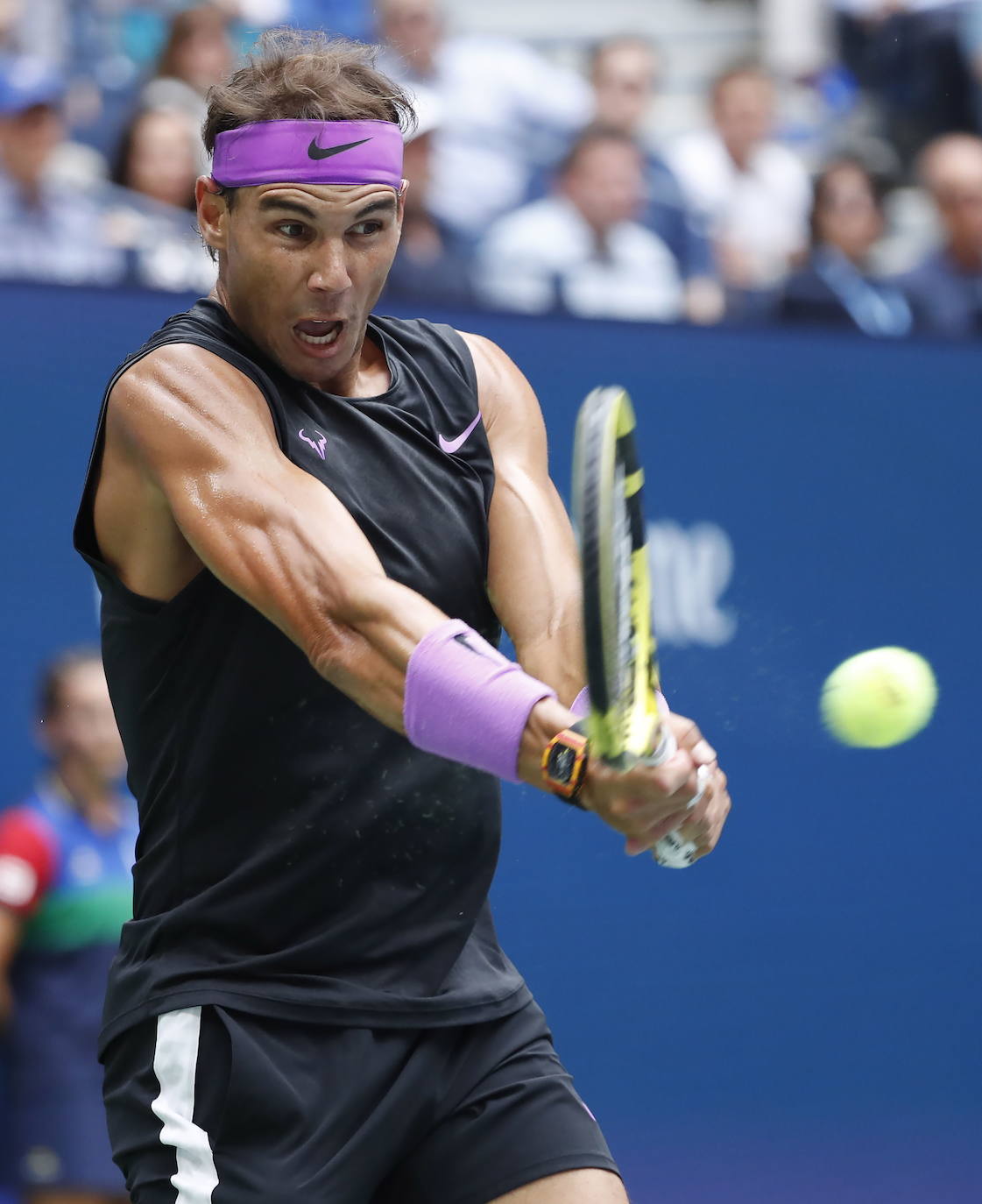 Rafael Nadal y Daniil Medvedev se midieron por el título masculino del US Open en el USTA Billie Jean King National Tennis Center de Nueva York