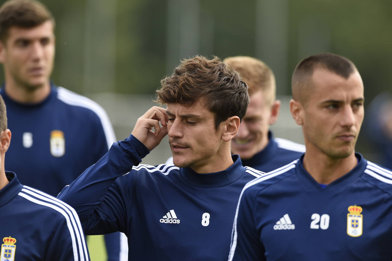 Entrenamiento del Real Oviedo (11/09/2019).