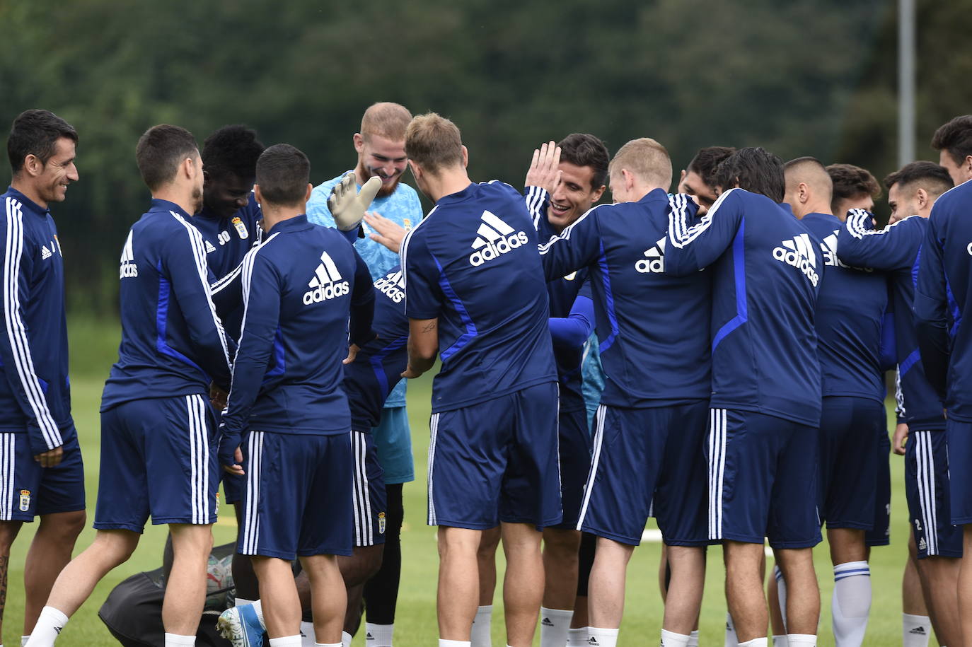 Entrenamiento del Real Oviedo (11/09/2019).