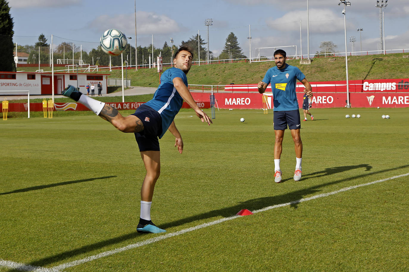 Fotos: Entrenamiento del Sporting (13-09-2019)
