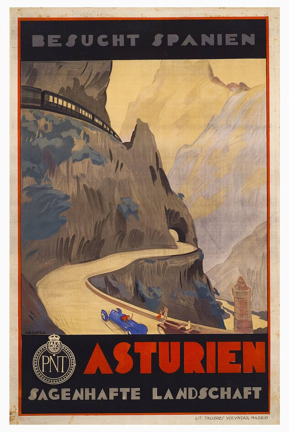 El Museo del Pueblo de Asturias custodia carteles promocionales de Asturias datados entre 1929 y 1984 