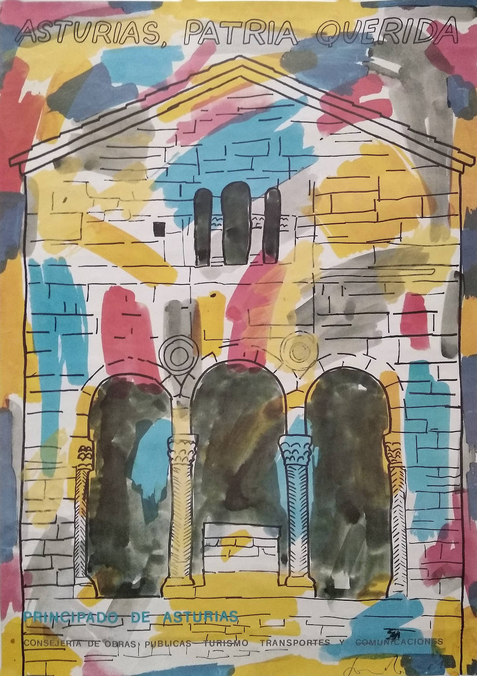 El Museo del Pueblo de Asturias custodia carteles promocionales de Asturias datados entre 1929 y 1984 