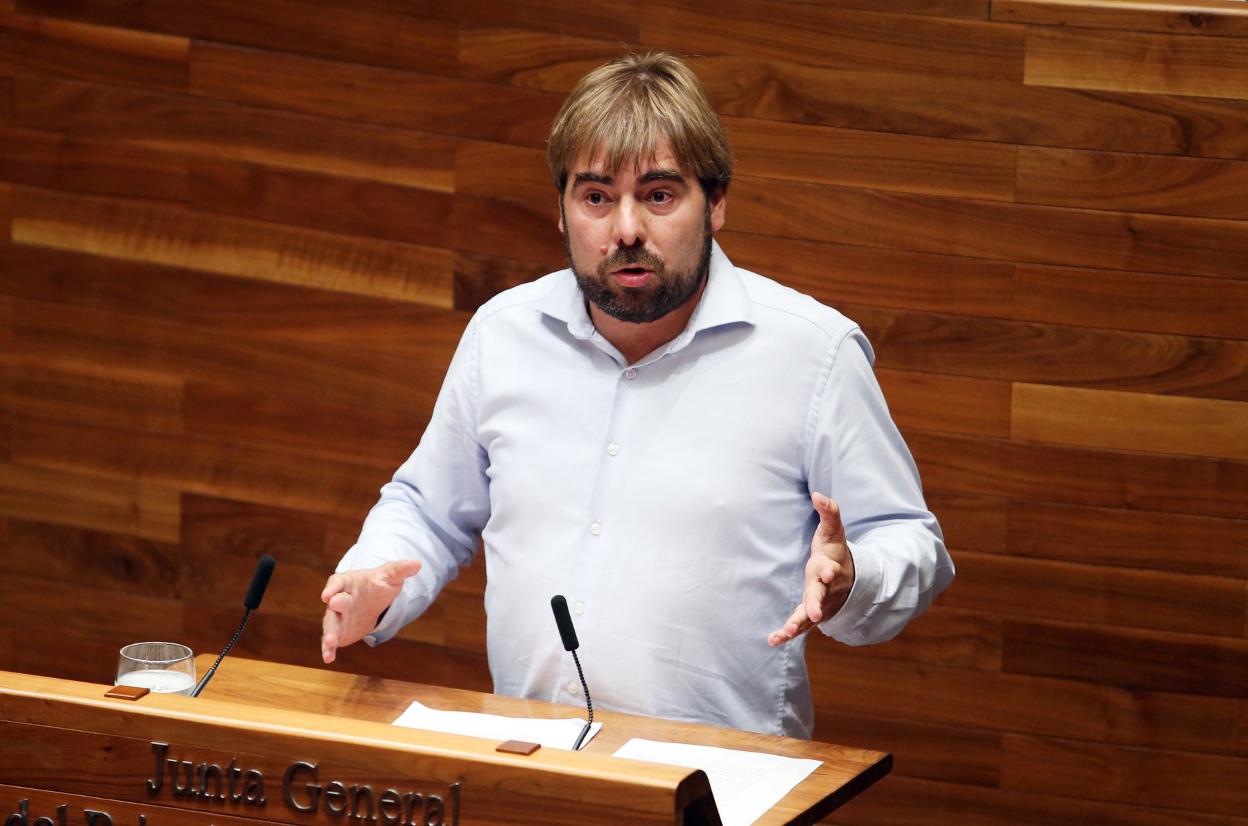 Daniel Ripa, secretario general de Podemos Asturias. 