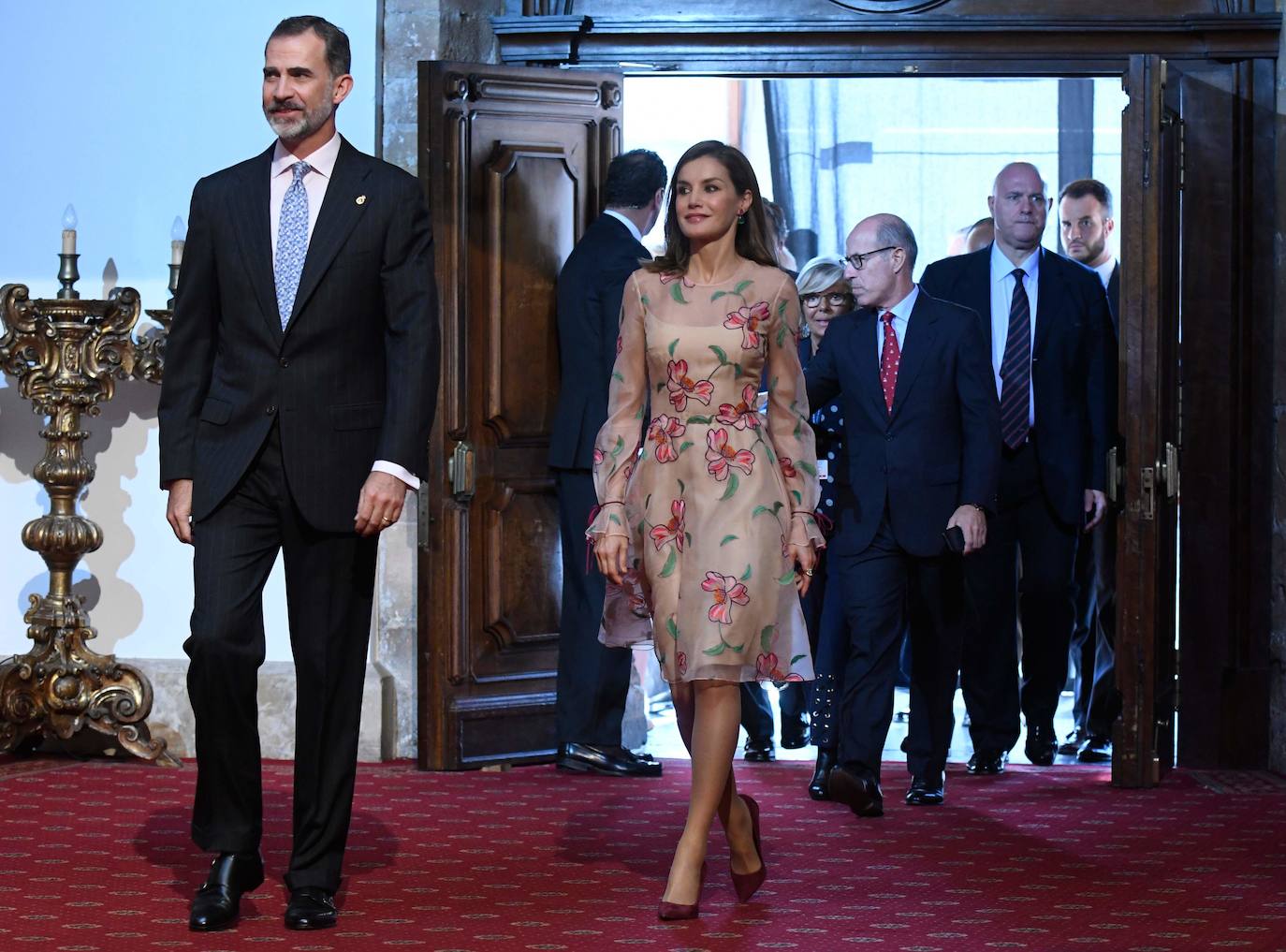 La celebración coincide cuatro meses después de que se conmemorase su quinto aniversario como monarca tras la proclamación de Felipe VI