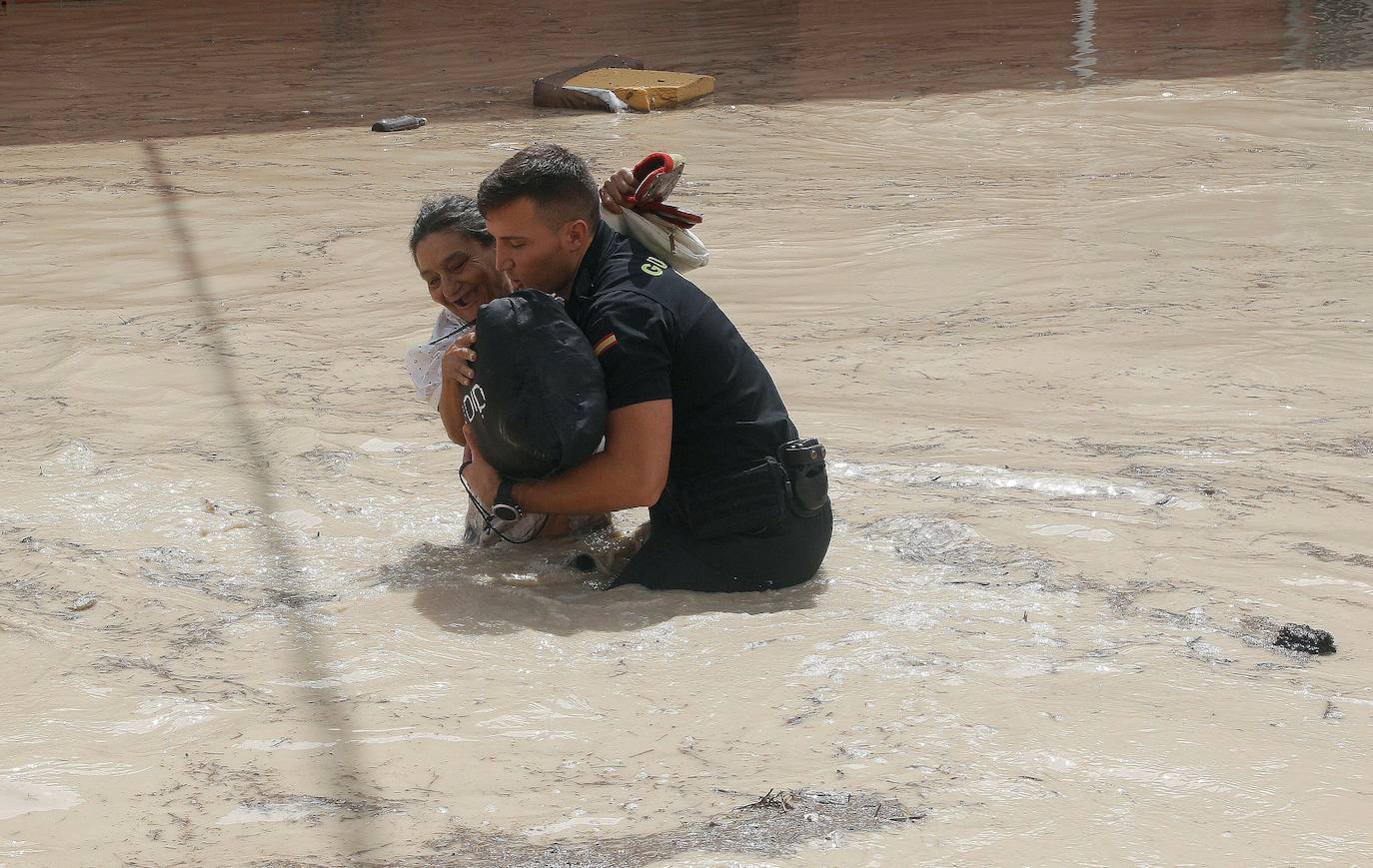 Comunidad Valenciana y Murcia han sido los puntos más afectados por la gota fría.