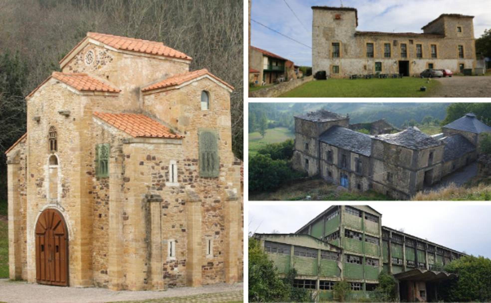 Veinte monumentos de Asturias en zona de peligro