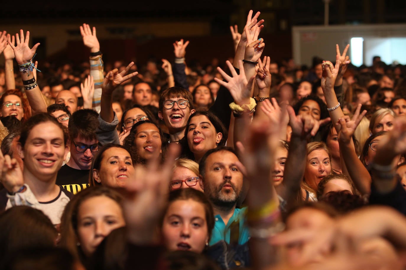 La cantante actuó en el escenario de la Losa ante un público totalmente entregado. 