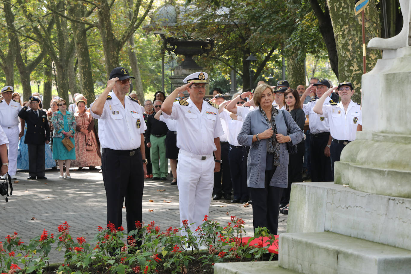 Una ofrenda al ilustre marino en el 445 aniversario de su muerte cierra los actos