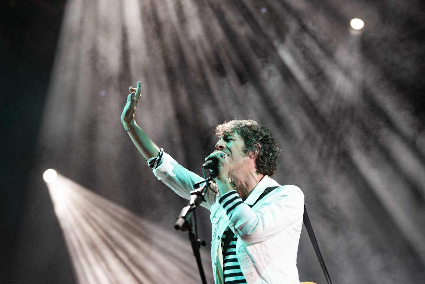 El grupo fue una de las atracciones musicales de este martes en los conciertos de San Mateo .