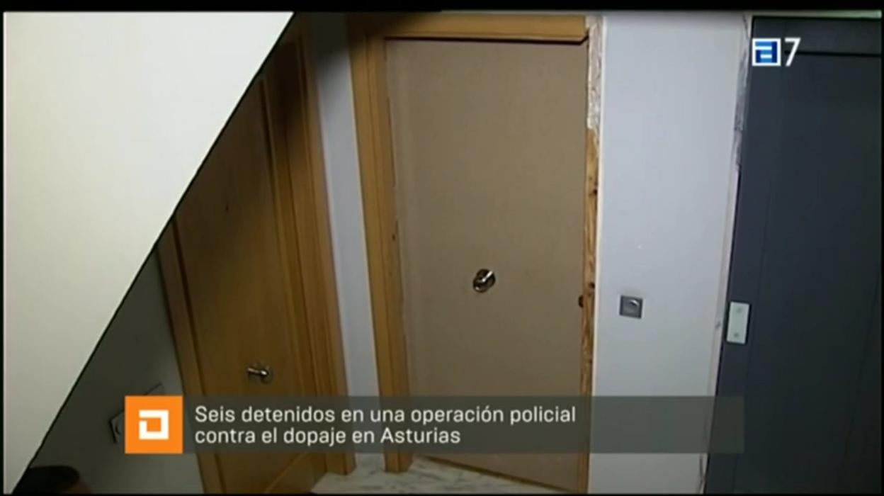 Uno de los domicilios registrados por la Policía Nacional. 