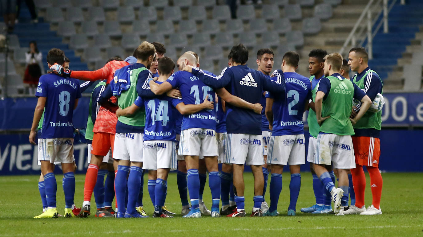 Los azules solo pudieron arrancar un empate ante el Extremadura (1-1), en un partido en el que fueron de menos a más.