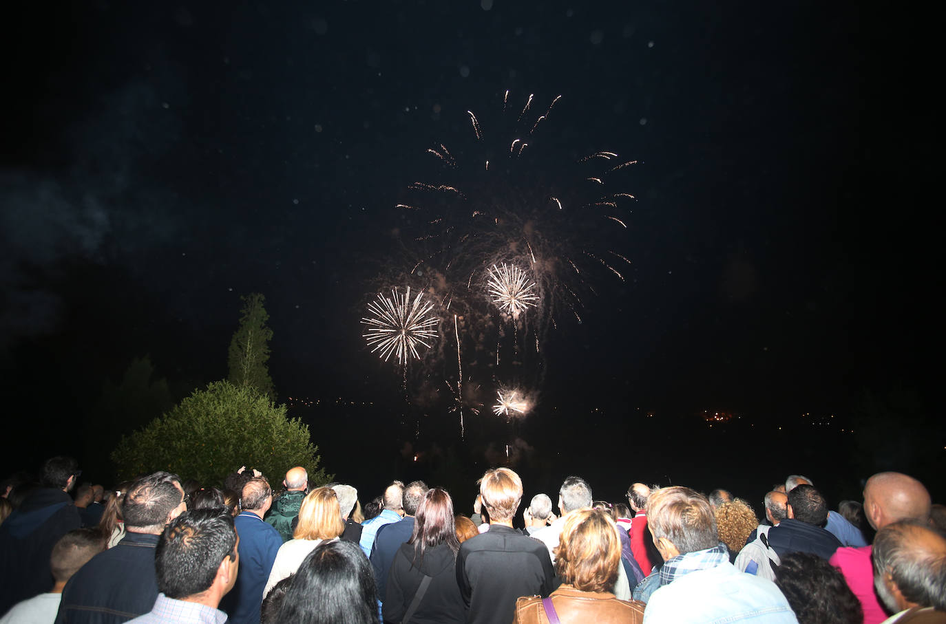 Miles de ovetenses acudieron al parque de Invierno para cumplir con la tradición y disfrutar a medianoche de 4.327 unidades de pirotecnia.