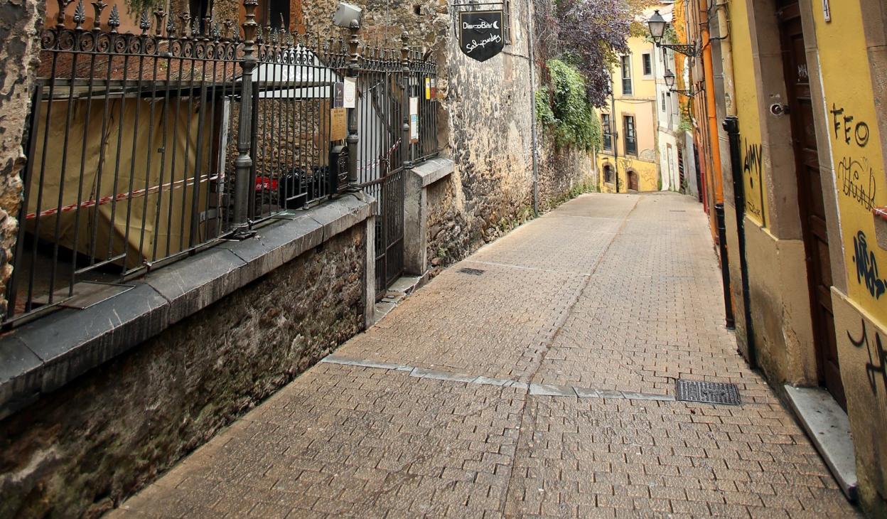 La calle Ildefonso Martínez, donde ocurrieron los hechos. 
