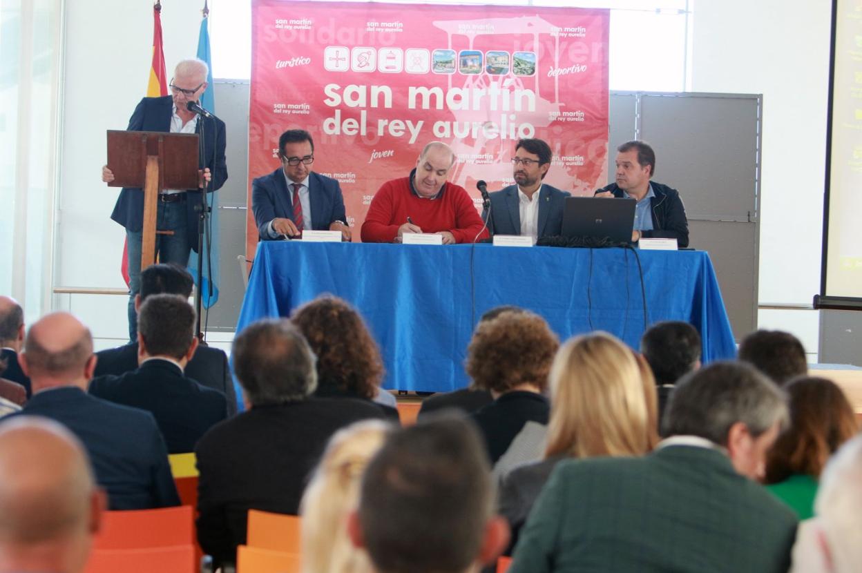 Un momento de la jornada de innovación y emprendimiento celebrada en Sotrondio. 