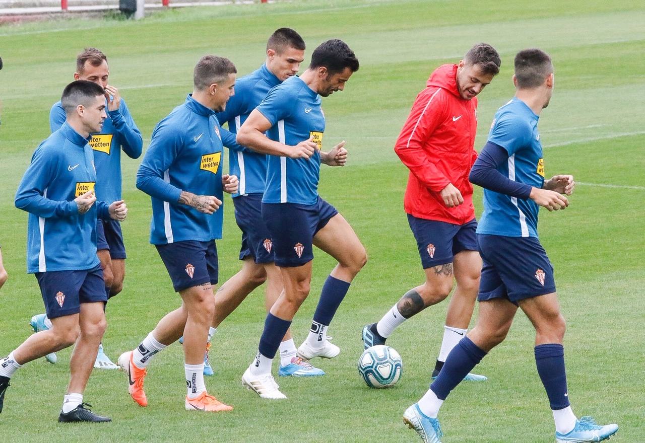 Fotos: Entrenamiento del Sporting (27-09-2019)