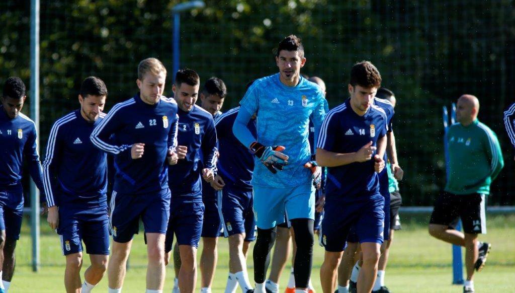 Fotos: Entrenamiento del Real Oviedo (28/09)