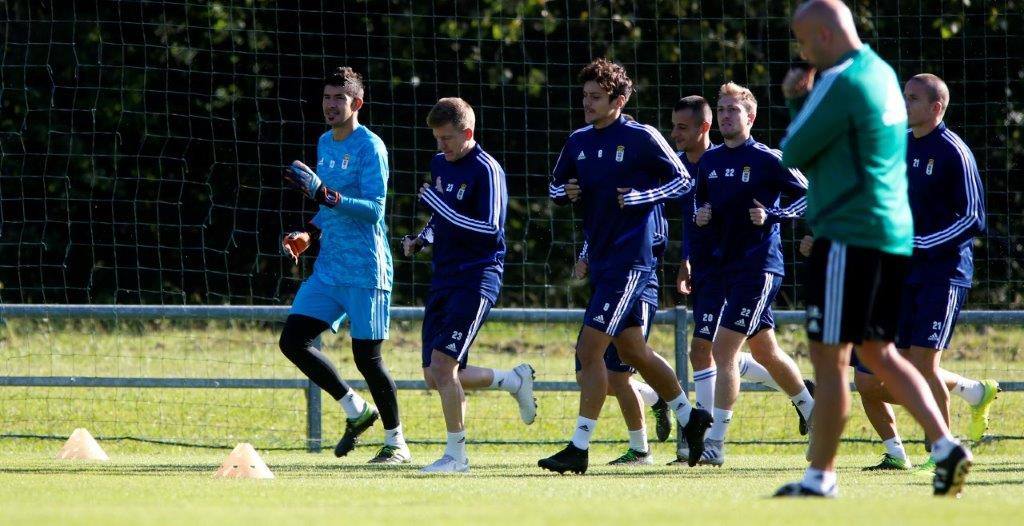 Fotos: Entrenamiento del Real Oviedo (28/09)