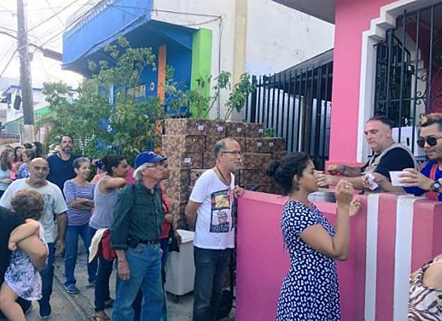 El chef sirvió comidas en Puerto Rico. :: E. C.