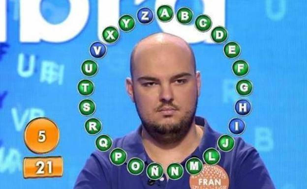 Fran González, concursante asturiano que ha hecho historia en el concurso de Telecinco. 