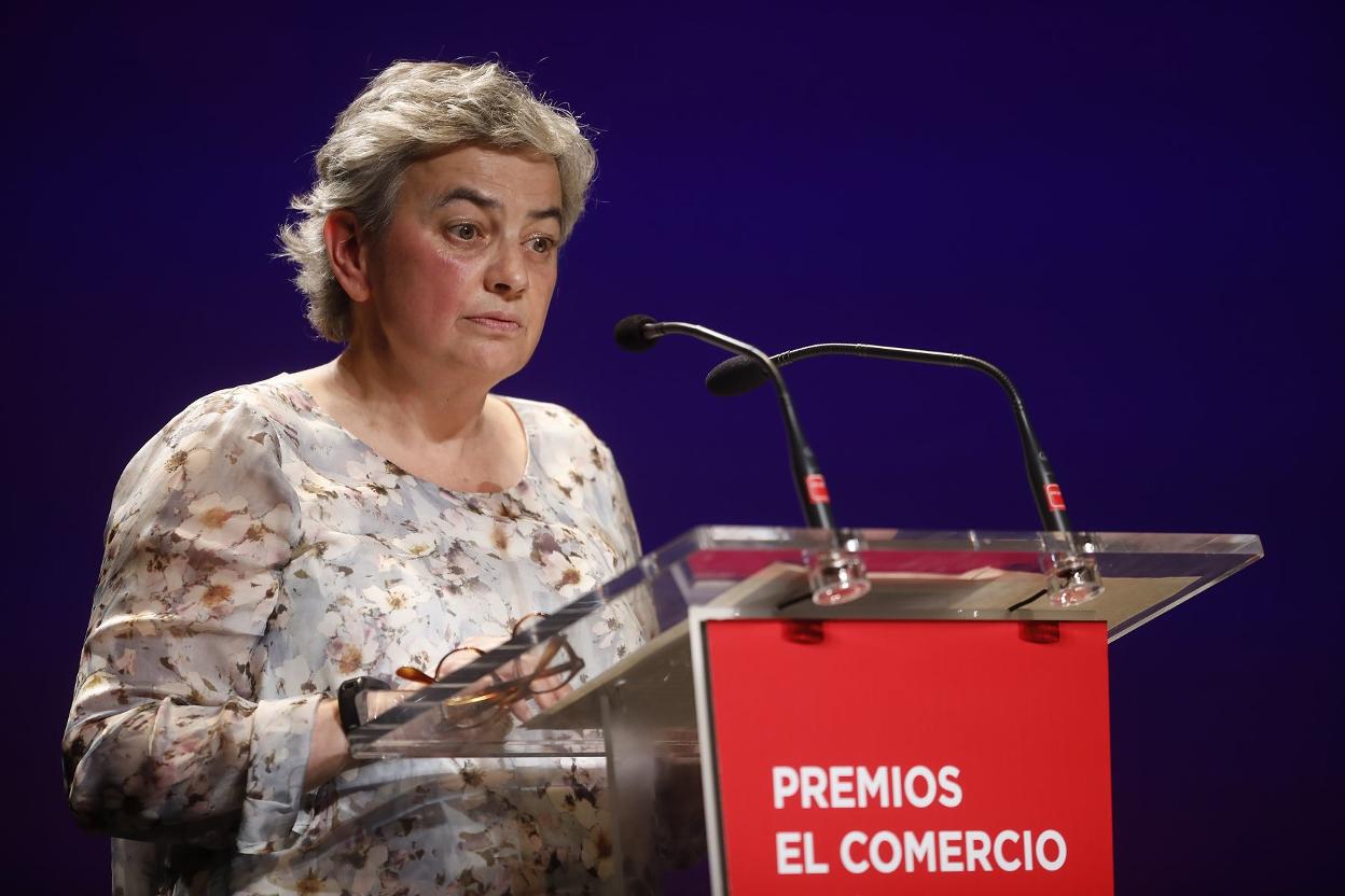 La alcaldesa de Gijón, Ana González. 