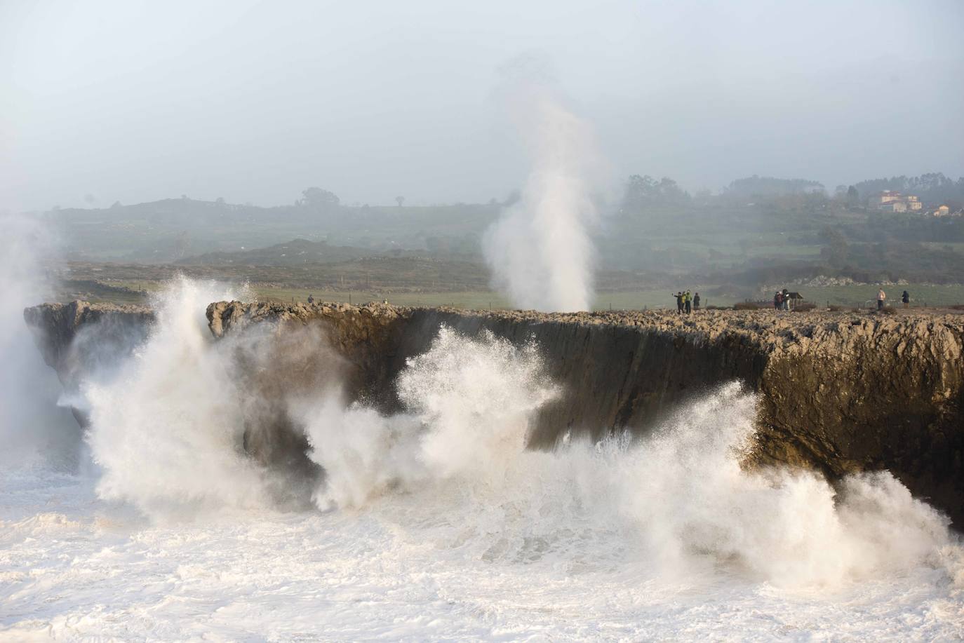 Bufones de Pría, en Llanes.