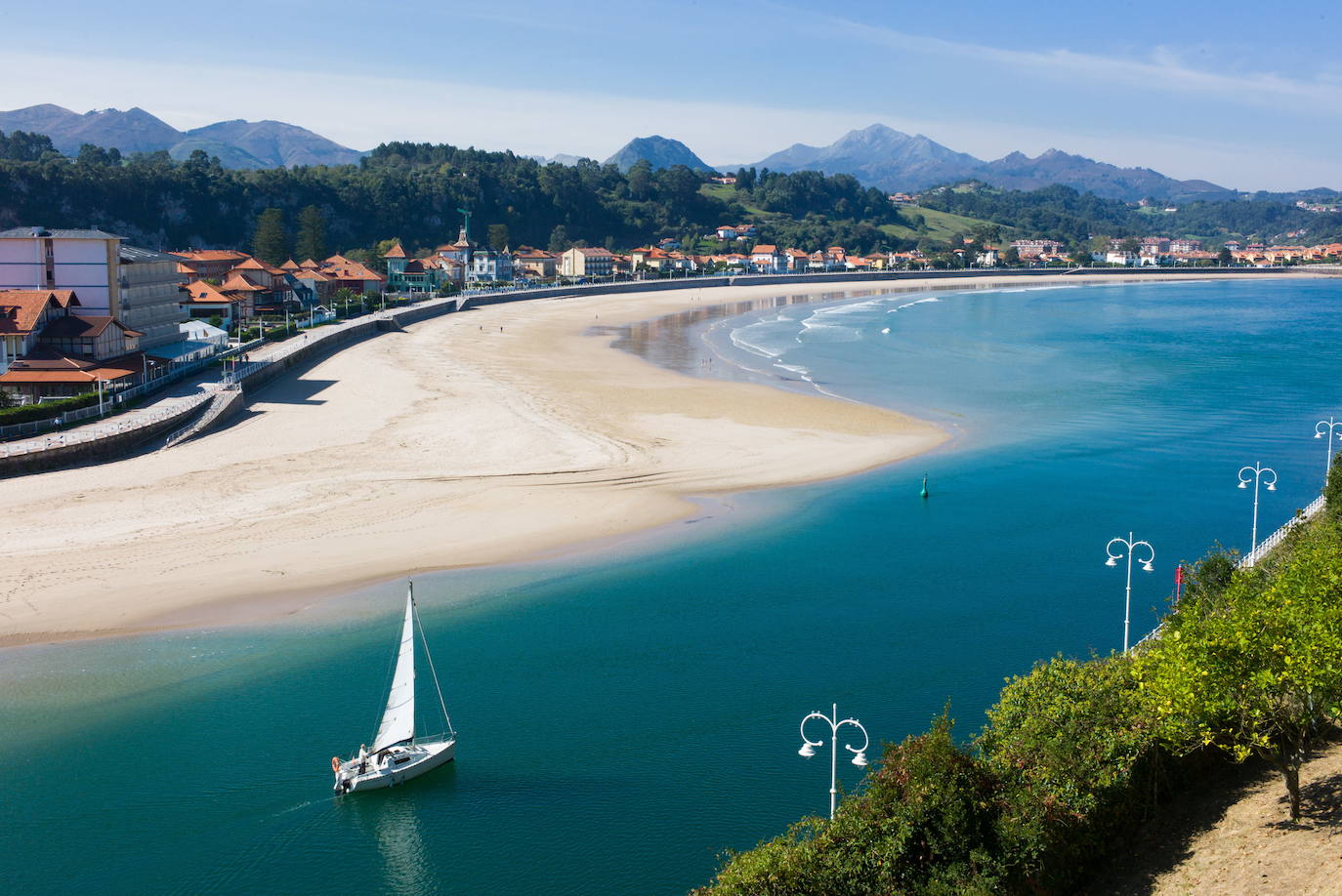 Playa de Ribadesella.