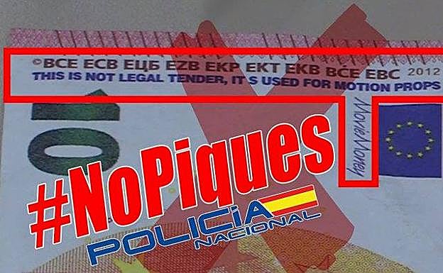 Leyenda de los billetes que están circulando por los comercios.