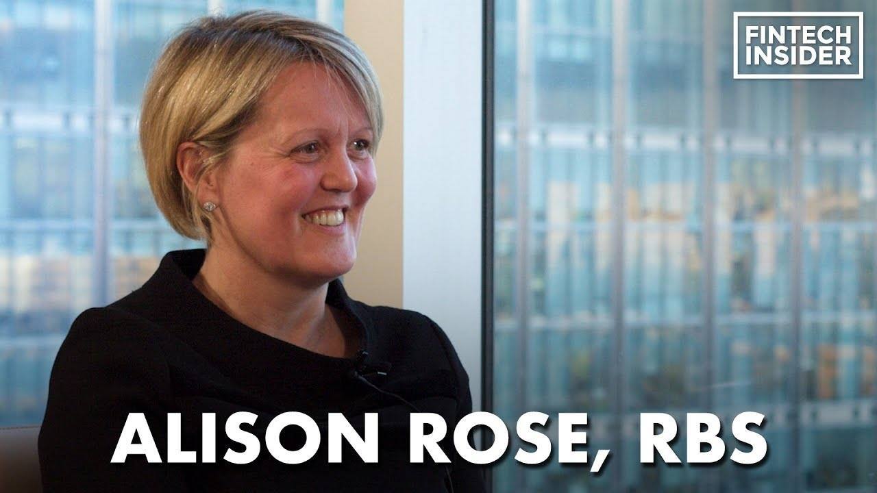 Alison Rose, directora ejecutiva de Royal Bank of Scotland Group.