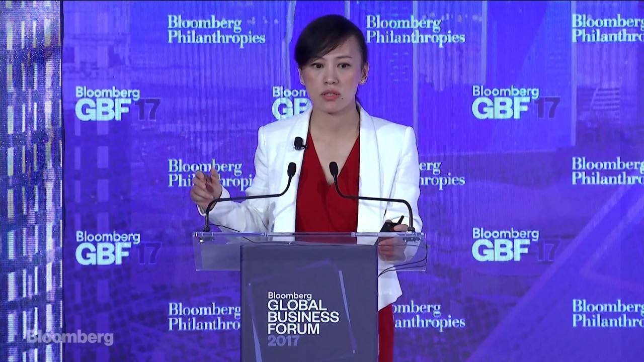 Jean Liu, presidenta de la compañía china Didi Chuxing.