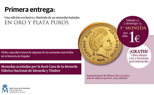 Colección monedas históricas. Primera entrega: Moneda de 20 pesetas de Alfonso XIII 