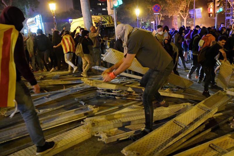 Fotos: Tercera jornada de protestas en Cataluña tras la sentencia del &#039;procés&#039;