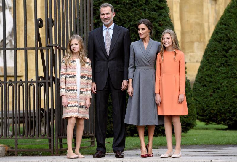 Doña Leonor llega a Oviedo en sus primeros Premios Princesa de Asturias. 