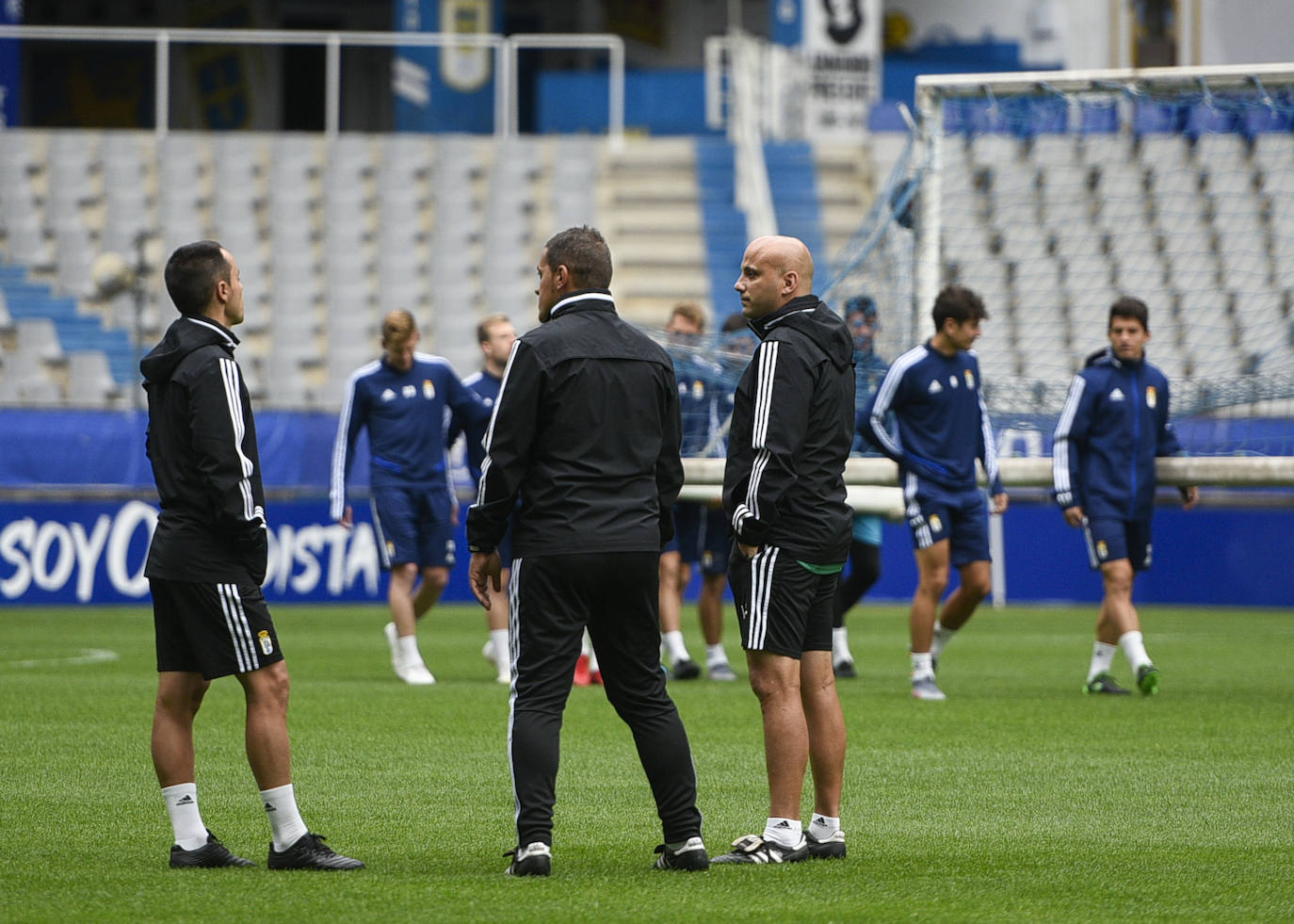 Fotos: Entrenamiento del Real Oviedo (18-10-2019)