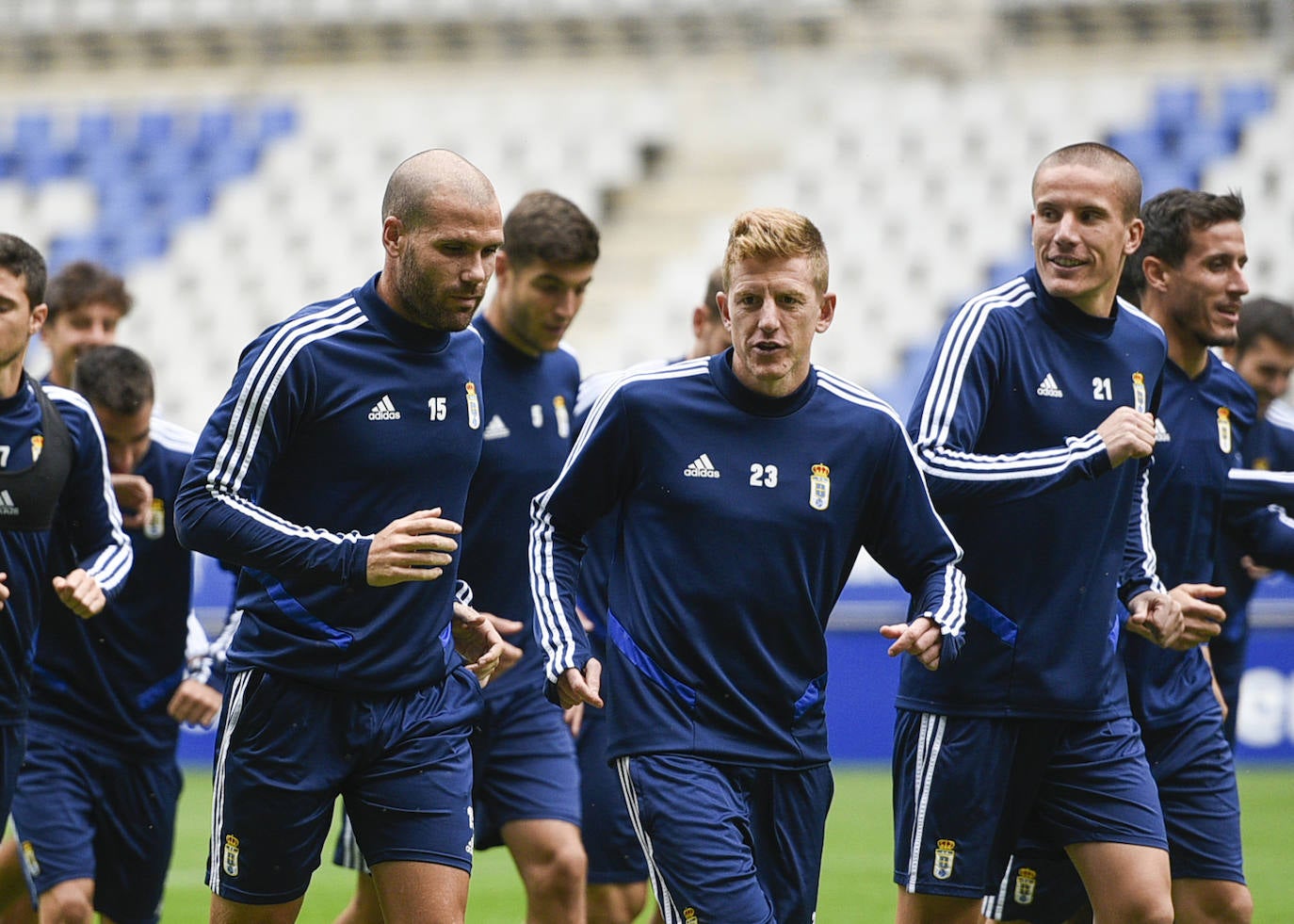 Fotos: Entrenamiento del Real Oviedo (18-10-2019)